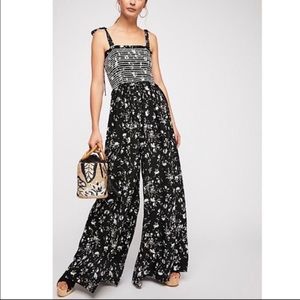 FRee People Color My World jumpsuit large black